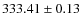 $333.41\pm 0.13$