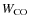\ensuremath{{W}_\ensuremath{{\rm CO}}}