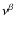 $\nu^{\beta}$