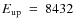 ${E_{\rm up}~=~8432}$