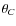 $\theta_{C}$