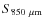 $S_{850~\mu{\rm m}}$