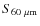 $S_{60~\mu\rm m}$