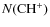 $N(\ifmmode{\rm CH^+}\else{$\rm CH^+$ }\fi)$