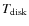 $T_{\rm disk}$