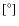 $[^\circ]$