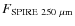 $F_{\rm SPIRE~250~\mu m}$