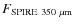 $F_{\rm SPIRE~350~\mu m}$