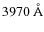 $3970~{\AA}$