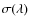 $\sigma(\lambda)$