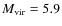 $M_{{\rm vir}}=5.9$