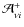 $\mathcal{A}^+_{\nu i}$