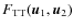 $F_{{\rm TT}}(\vec u_1,\vec u_2)$