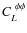 $C_L^{~ \phi\phi}$