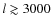 $l\gtrsim 3000$