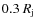 $0.3~R_{\rm j}$