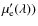 $\mu'_{\rm e}(\lambda))$