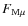 $F_{\rm M\mu }$