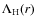 $\Lambda_{\rm H}(r)$