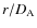 $r/D_{\rm A}$