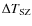 $\Delta T_{{\rm SZ}}$