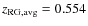 $z_{\rm RG,avg}=0.554$
