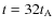 $t=32t_{\rm A}$