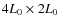$4L_0 \times 2L_0$