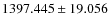 $1397.445 \pm 19.056$