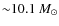 ${\sim}10.1~M_{\odot}$
