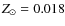 $Z_{\odot}=0.018$
