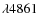 $\lambda4861$