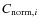 ${C_{{\rm norm},i}}$