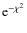${\rm e^{-\chi^2}}$