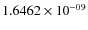 $ 1.6462\times 10^{-09}$