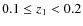 $0.1 \leq z_1 < 0.2$