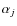 $\alpha_{j}$