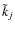 $\tilde{k}_{j}$