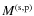 $M^{\rm (s,p)}$