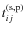$t_{ij}^{\rm (s,p)}$