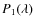 $P_1(\lambda)$