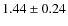 $1.44\pm0.24$