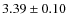 $3.39\pm0.10$