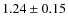 $1.24\pm0.15$