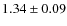 $1.34\pm0.09$