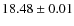 $18.48 \pm 0.01$