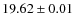 $19.62\pm 0.01$