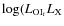 $\log (L_{{\rm OI}_t}L_{\rm X}$
