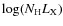 $\log (N_{\rm H}L_{\rm X})$