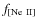 $f_{\rm [Ne~II]}$